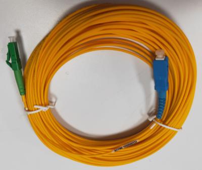 China 2.0-20M Single Mode Fiber Patch Cable , SC LCA Simplex Fiber Patch Cord for sale