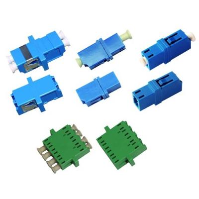 China ABS PC Shell Fiber Optic Adapter For Telecommunications Good Repeatability for sale