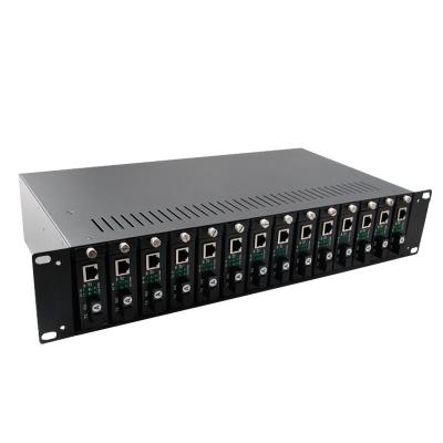 China Independent Structure Fiber Optic Media Converter For Multi / Single Fiber Cable for sale