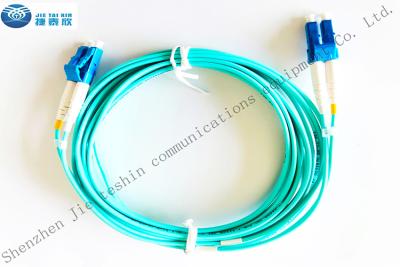 China OM3 OM4 LC to LC MM DX fiber optic cable 2MM 3M.5M.10M  50/125 for sale