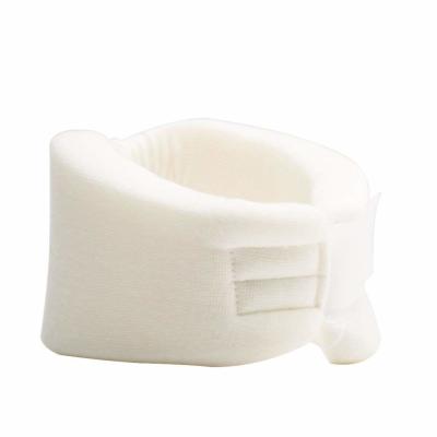 China Cotton Fabric Soft Medical Cervical Collar Orthopedic Neck Brace Adjustable for sale
