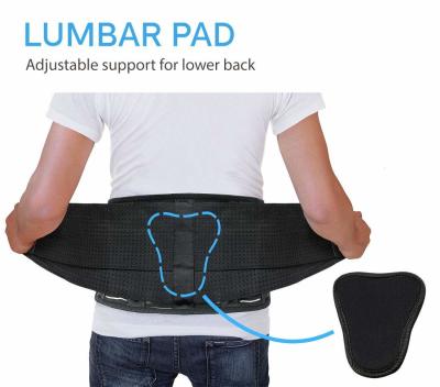 China L XL Elastic Lumbar Back Spine Brace With Lumbar Pad Adjustable Breathable for sale