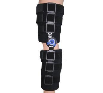 China XS S M L Post Op Adjustable Hinged Knee Brace With Metal Support for sale