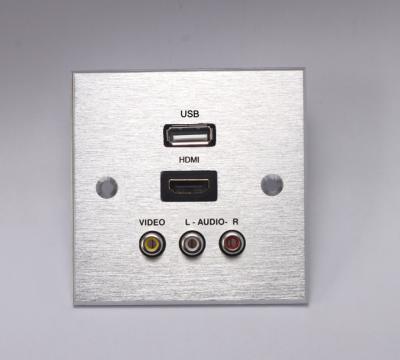 China USB hdmi RCA wall plate for sale