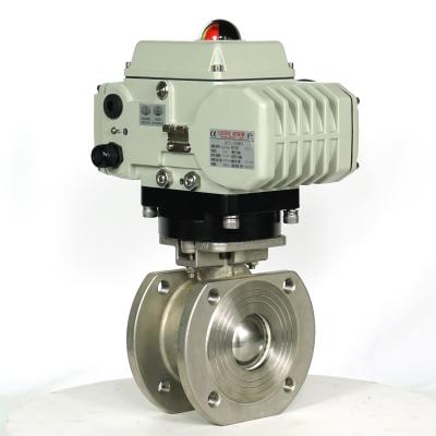 China Waterproof Modulating 400Nm Electric Actuated Ball Valve for sale