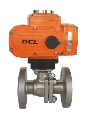 China 2 Way Bronze DN40 Ball Valve DCL Explosion Proof Electric Actuator for sale