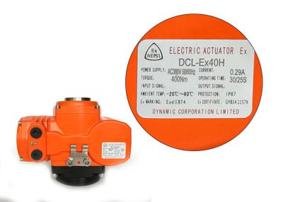 China Heavy Duty Motor Explosion Proof 400Nm 3 Phase Actuator for sale