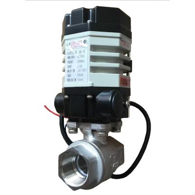 China Stainless Steel 2000psi High Pressure Electric Actuated Ball Valve for sale
