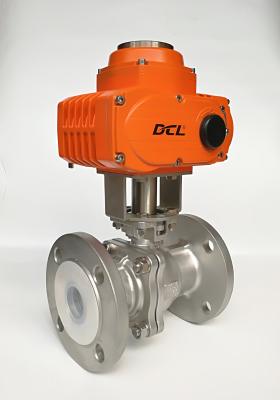 China Burner Fuel DN400 Butterfly Valve DCL Smart Electric Actuator for sale