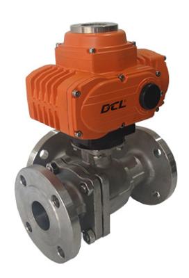 China 3 Way Ball Valve 400Nm DC Rotary Actuator for sale