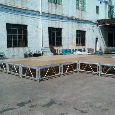 China Portable outdoor CONCERT CE plexiglass stage platform used aluminum movable stages for sale for sale