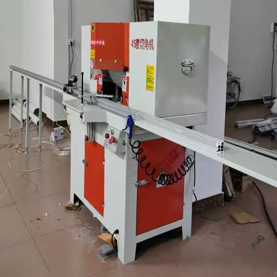China Double Head 45 Degree Cutting Machine for Aluminum 2.2kw*2 for sale