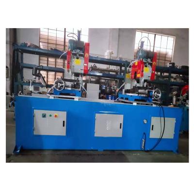 China DOUBLE HEAD METAL TUBE PIPE CUTTING MACHINE 45 DEGREE 90 DEGREE for sale