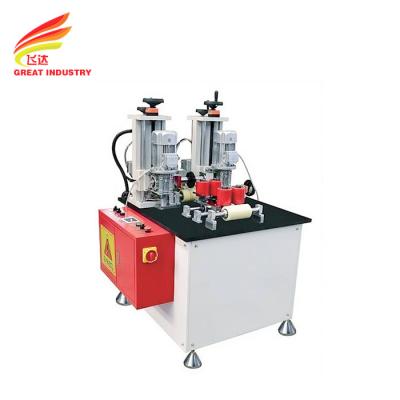 China Automatic insetring pvc and nylon strip thermal break aluminum profile knurling machine for sale for sale