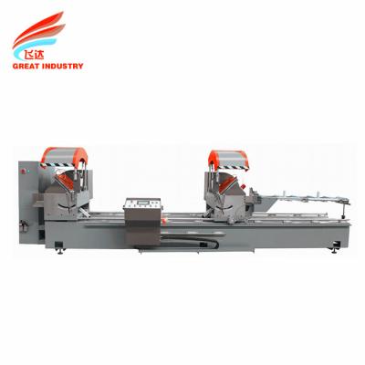 China Máquina de janela de alumínio CNC de dupla cabeça de precisão de serra de mitra / Máquina de corte automática de dupla cabeça de alumínio à venda