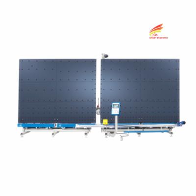 China Vertical glass washing glass flip glue table silicon bonding automatic glue spreading machine for insulation glass for sale