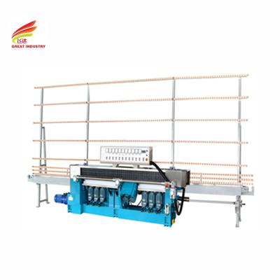 China Glass bevelling machines 45 degree straight line automatic glass polishing machine price for LED mirror for sale