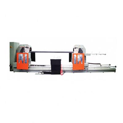 China Pvc cutting machine  80l / min automatic aluminum double blade mitre saw angle adjustment upvc cutter compound angle mit for sale