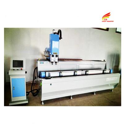 Cina CNC drilling and milling machines wardrobe servo motors pvc 3 axis cnc mill drill machine in vendita