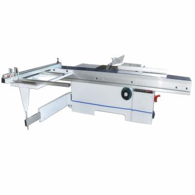China Woodworking Industrial Precision Machine 2kw 216mm Wood Cutting Sliding Table Panel Saw for sale