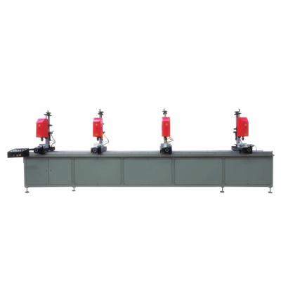 China Hydraulic pvc eyelet punch aluminum steel drilling hole six head machine multiple drill head for sale