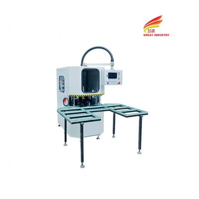 China Pvc cnc corners cleaning machine 3 tools upvc cnc corner cleaning machine 3 tools for window and door for sale