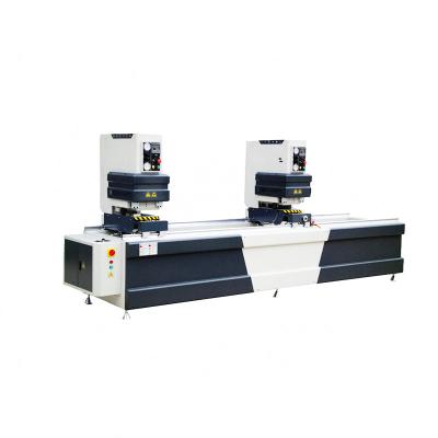 China UPVC WINDOWS AND DOOR MACHINE TWO HEAD NUMERICAL CONTROL WELDING CNC UPVC WINDOW MANUFACTURING MACHINE for sale