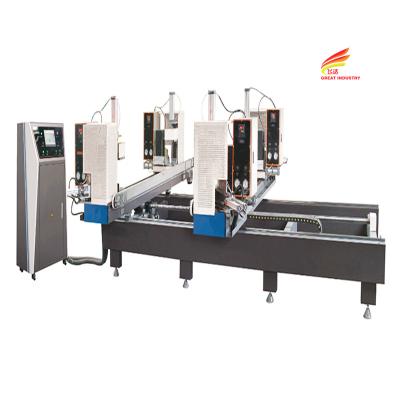 China Four point cnc welding machine for upvc window and door making en venta