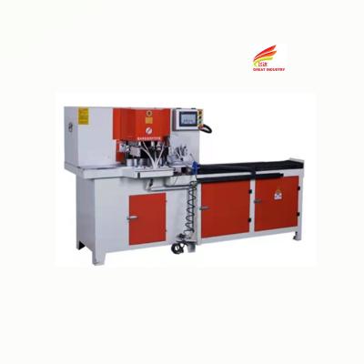 China Aluminum oblique saw notching saw machines cutting double head mitre saw for aluminium cutting machine 45 degree for sale