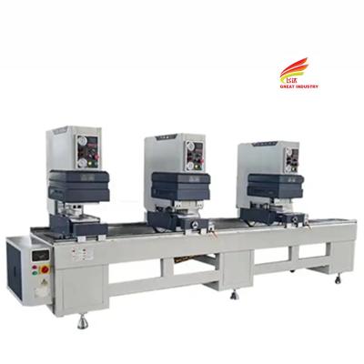 China Upvc windows machinery three head heating plate for pvc window welding machine for sal à venda