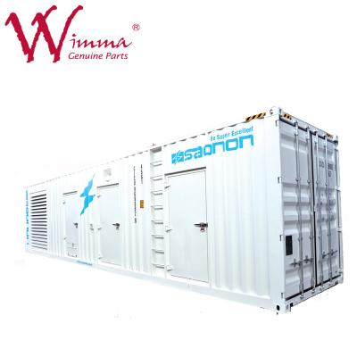 China Digitas diesel elétricas Genset Containerized gerador SAONON tipo do recipiente de 625 KVA à venda