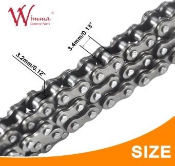 China 120 Links Length Motorcycle Transmission Chain O Ring Type for sale