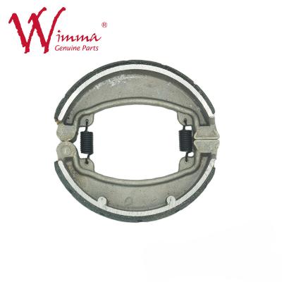 China Black Slotted Motorcycle Clutch Shoe , GL125145 Motorbike Brake Shoes for sale