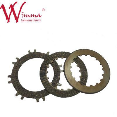 China OEM DY100 CUB110 Rubber Motorcycle Clutch Plate Brown Color for sale