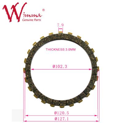 China High Performance 180 Rubber Cork Clutch Plate Hard Wearing Pulsar for sale