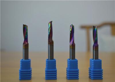 China Mirror Polished Single Flute Carbide End Mills For Wood Cutting for sale