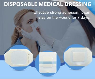 China Transparent Film Dressing, Large Waterproof Adhesive Patch | Window Frame Wound Cover for Post Surgical Shower for sale