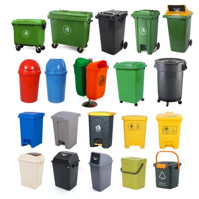 China Dustbin Wheelie Trash Storage Bucket Recycle Waste Bins Dustbin Large Size Garbage Wheelie Bins Trash Can For Outdoor for sale