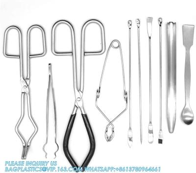 Chine Labwares Essential Lab Tools Starter Pack - Crucible Beaker Tongs Lab Spatula Scoop Spoon Test Tube Clamps Sterilizer à vendre