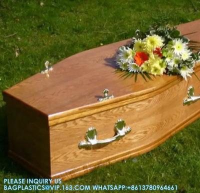 China Cheap Stock English Style Wooden Coffins UK Style Casket Baby Caskets Adult Application Funeral Coffin For The Dead for sale