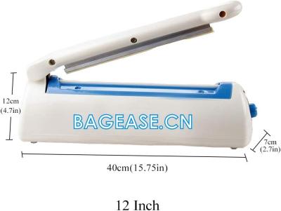 China Impulse Bag Sealer,Impulse Heat Sealer,Manual Poly Bag Heat Sealer Heat Seal Closer With 1 Replacement Kit for sale