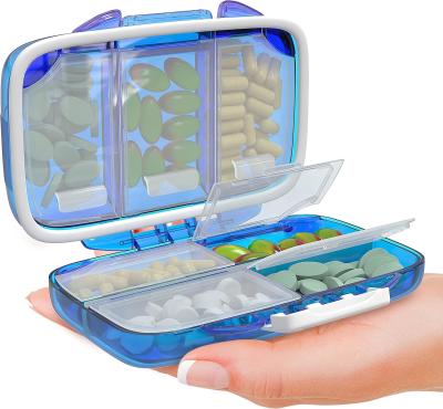 Chine Travel Pill Organizer - Moisture Proof Pill Holder Daily Medicine Organizer Box Pill Case For Vitamin Supplement à vendre