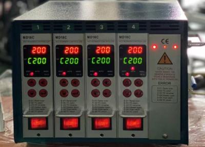 China 4Zone hot runner temperature controller |MD18C economical temperature controllers with cable,Blue Color en venta