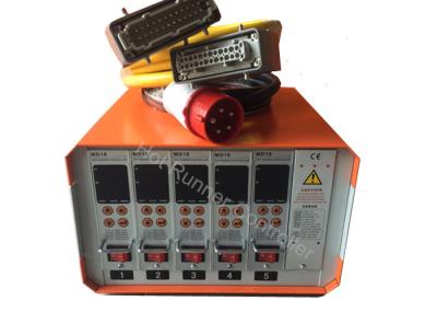 China China 5Zone high accuracy hot runner controllers |MD18 hot runner controller manufactures, Orange Color export to India for sale