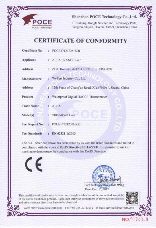 ROHS - Xian WeTest Industry Co., Ltd.