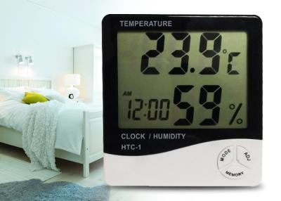 China Tela de exposição do termômetro de Digitas Hygro do sensor da umidade da temperatura grande à venda