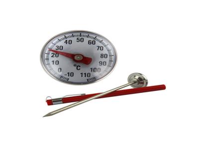 China 26mm Dial Diameter Milk Temperature Thermometer High Accuracy Easy To Carry for sale