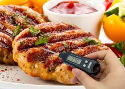 China Curved Design Handle Fast Read Digital Thermometer Instant Grill Thermometer for sale