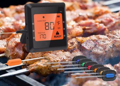China Large LCD Screen Bluetooth BBQ Thermometer Smart Bbq Thermometer Eco - Friendly for sale