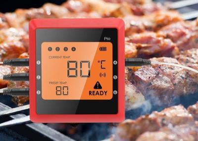 China El instante leyó el termómetro de la temperatura de la comida de Bluetooth con seis contadores de tiempo de las puntas de prueba para la cocina en venta